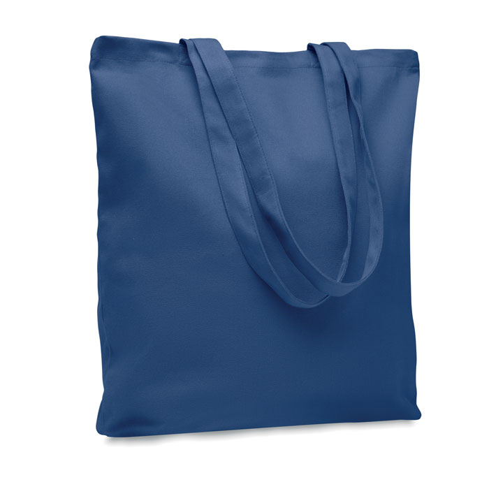 RASSA COLOURED - Stevige canvas boodschappentas - voor bedrijven en relatiegeschenken - blauw