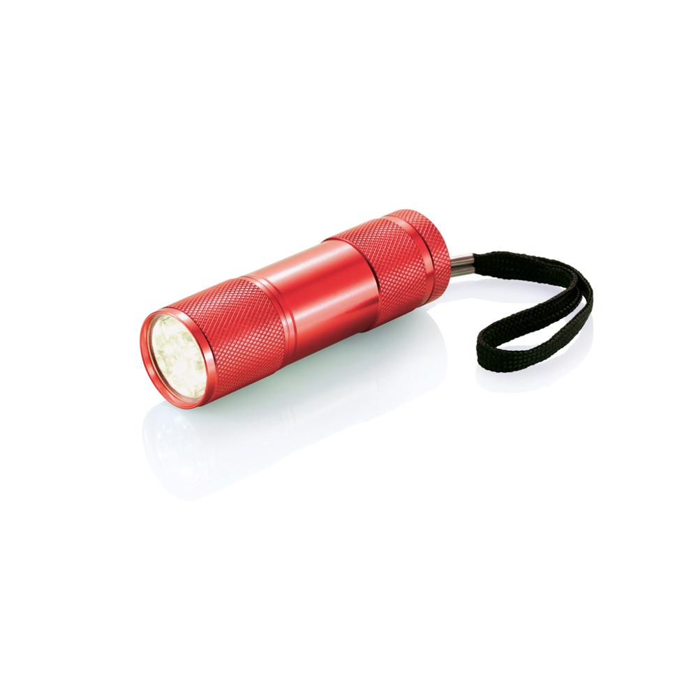 Quattro zaklamp - bedrukt of onbedrukt verkrijgbaar - rood (± PMS 186)