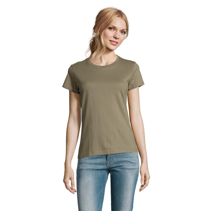 IMPERIAL WOMEN - IMPERIAL DAMES T-Shirt 190g - voor bedrijven en relatiegeschenken - khaki