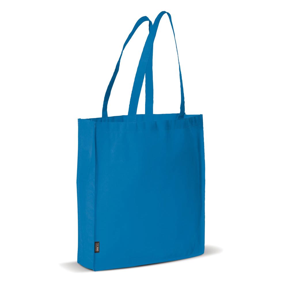 Schoudertas non-woven 75g/m² - met logo of onbedrukt bestellen - Blauw