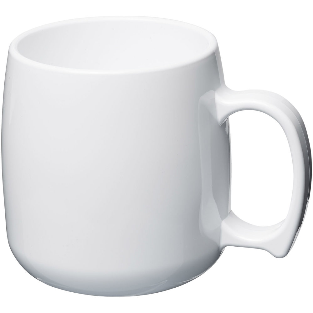 Classic 300 ml kunststof mok - kopen of bedrukken - wit