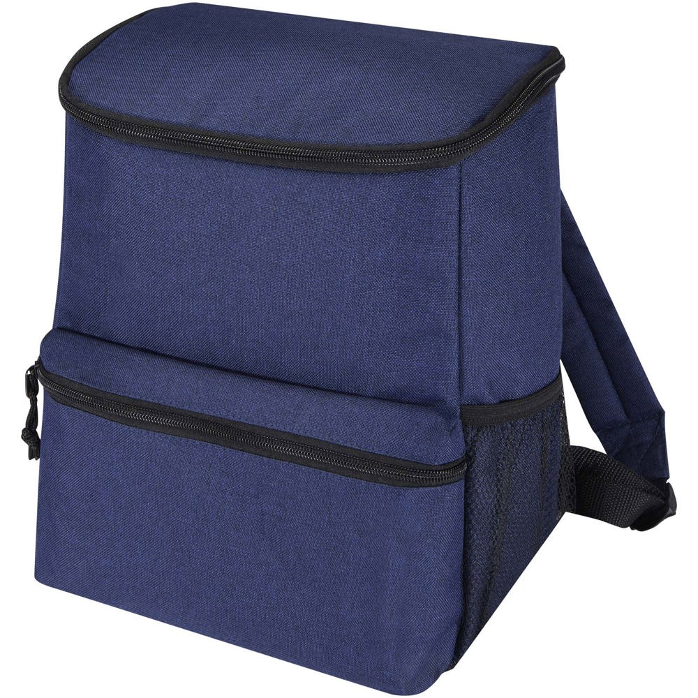 Tundra GRS RPET koelrugzak 12L - met logo of onbedrukt bestellen - Gemêleerd marineblauw