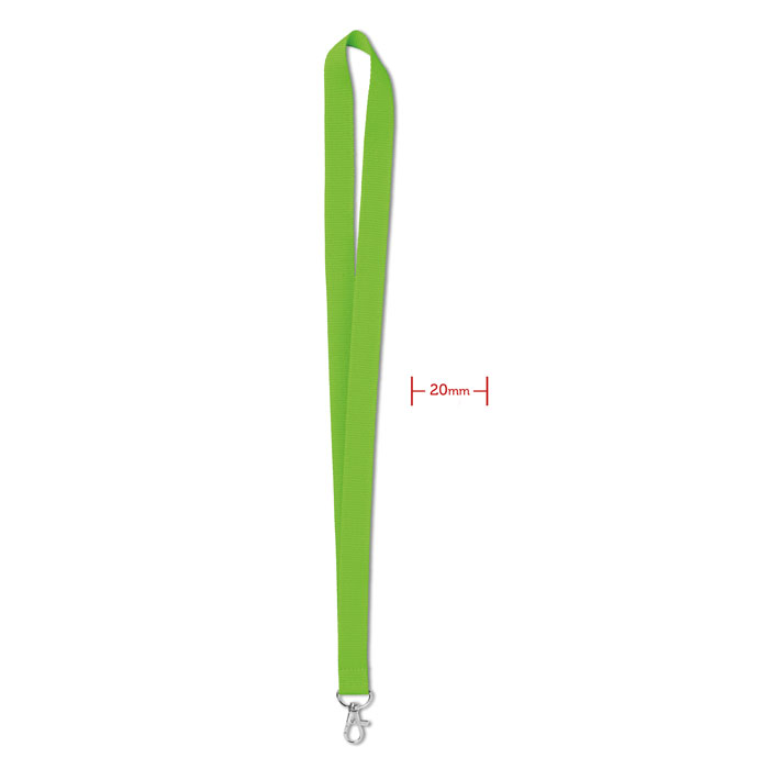 SIMPLE LANY - Lanyard 20 mm - voor bedrijven en relatiegeschenken - Limoen