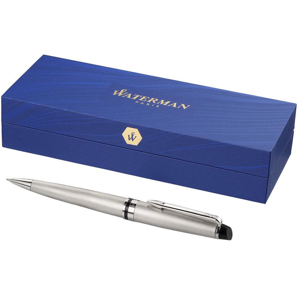 Waterman Expert balpen (blauwe inkt) - voor bedrijven en relatiegeschenken - Staal