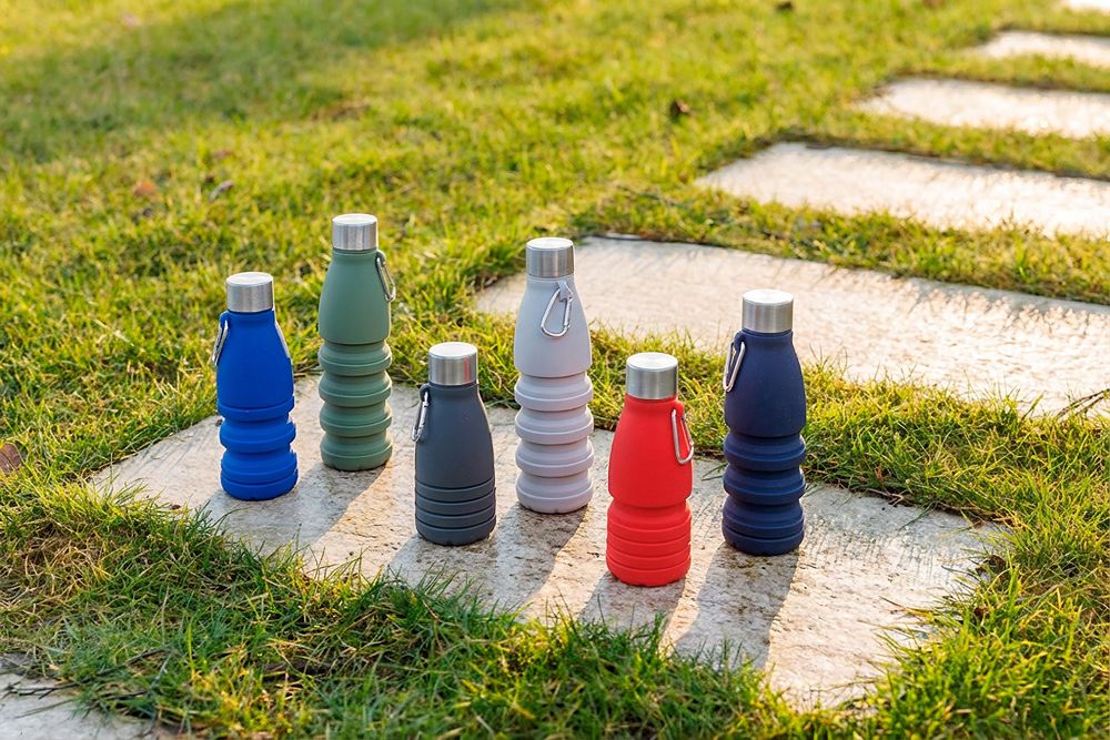 Siliconen opvouwbare drinkfles Erin 550 ml