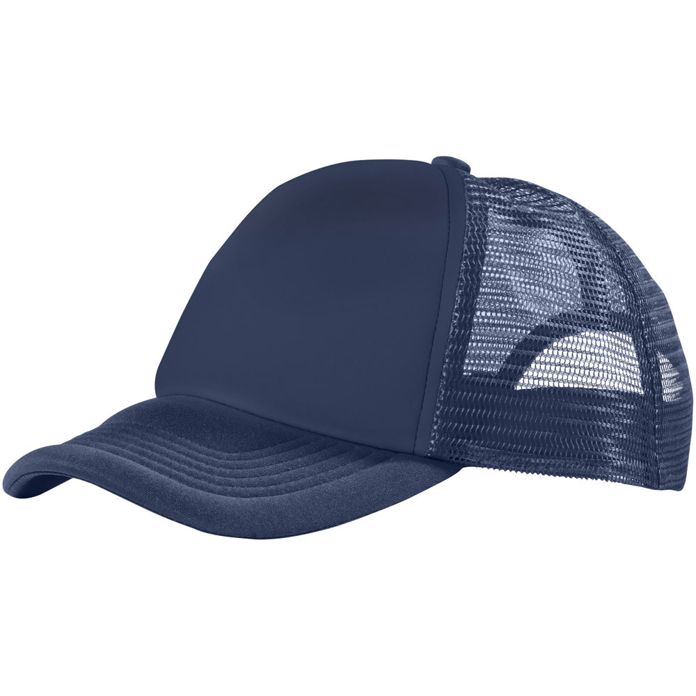 Trucker 5 panel cap - bedrukt of onbedrukt verkrijgbaar - Marineblauw, Marineblauw