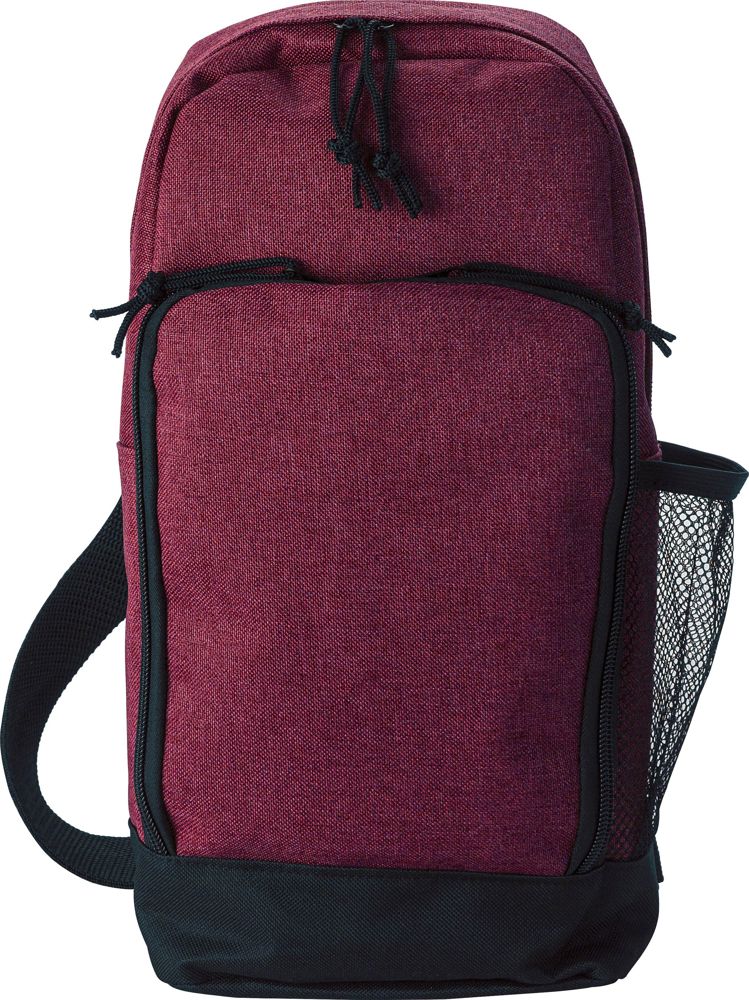 Polyester (600D) schoudertas Brandon - met logo of onbedrukt bestellen - Rood