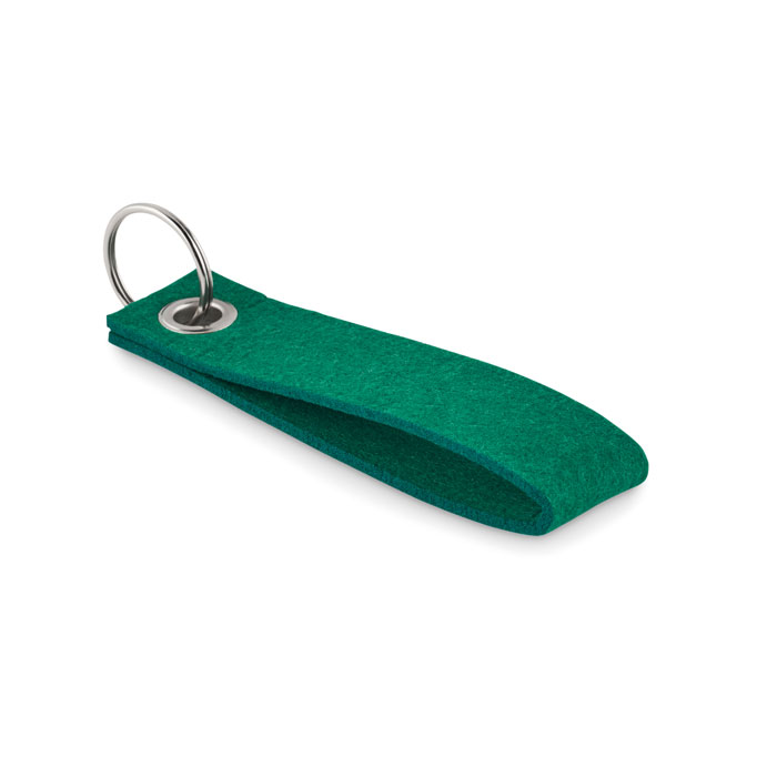 SUORA - RPET vilten sleutelhanger - kopen of bedrukken - groen