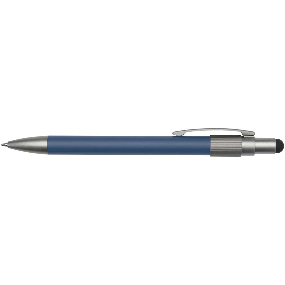 Rill RCS gerecycleerde balpen met stylus en fidget spinner (blauwe inkt)
