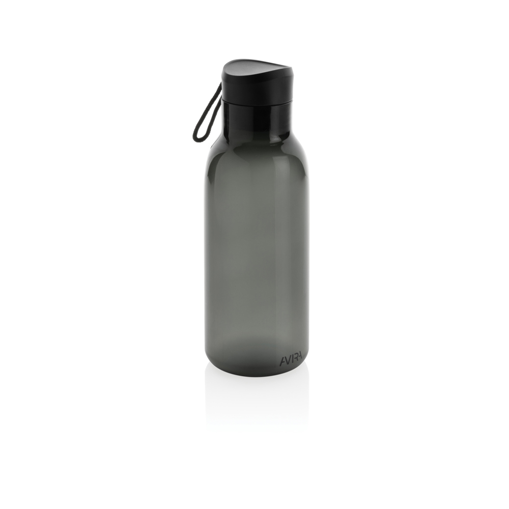 Avira Atik RCS gerecycled PET fles 500ML - voor bedrijven en relatiegeschenken - zwart (± PMS Black)