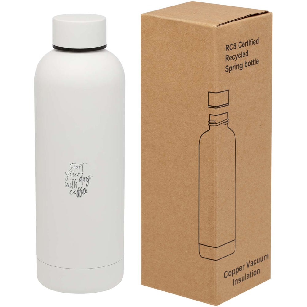 Spring 500 ml RCS-gecertificeerde gerecyclede roestvrijstalen koperen vacuümgeïsoleerde fles