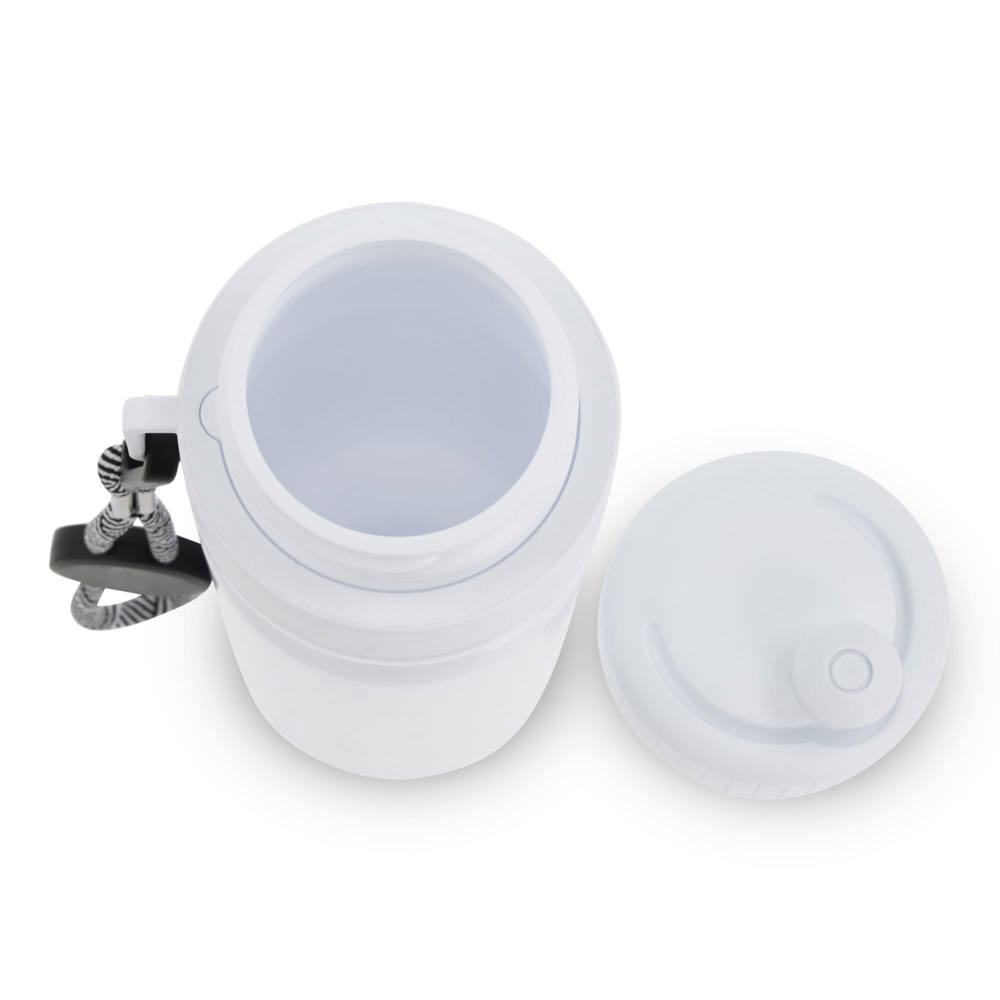 Sportbidon met rand en koord 750ml