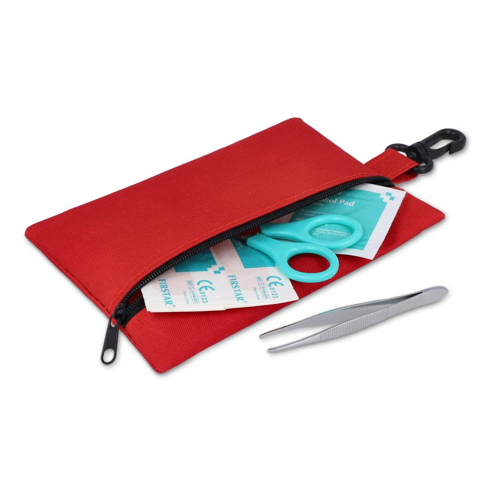 Eerste hulp set 14-delig Rora - voor bedrijven en relatiegeschenken - Rood