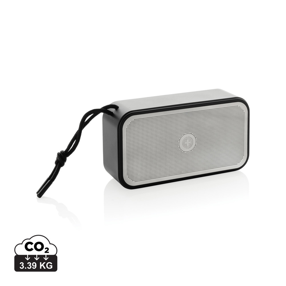 Swiss Peak RCS gerecycled aluminium 10W bass speaker