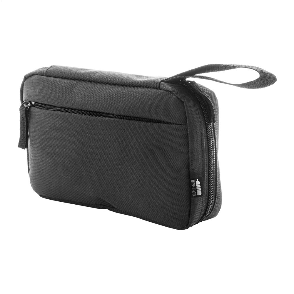 Gocharge - RPET organizer koffer - kopen of bedrukken - zwart