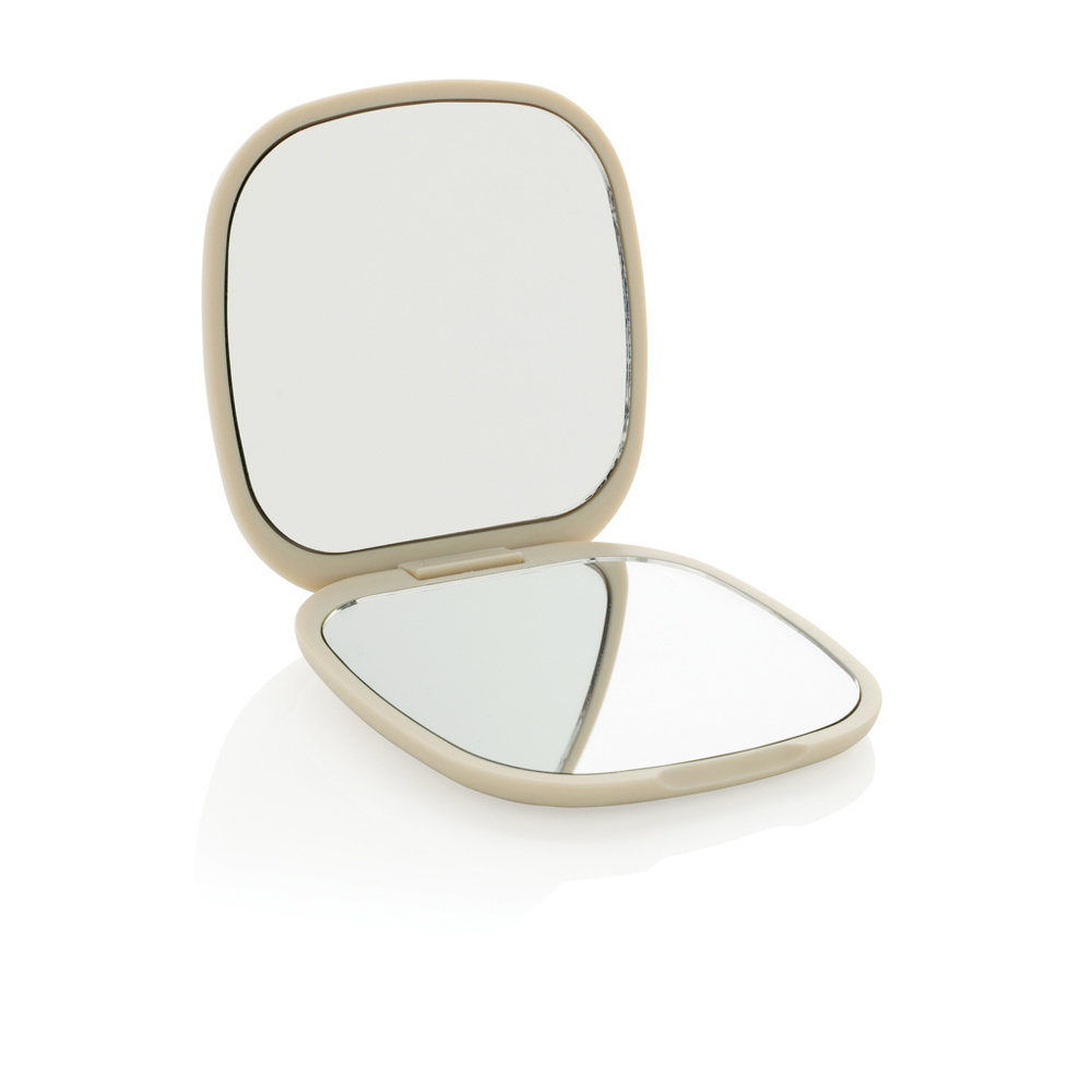 Reflecta RCS rplastic make-upspiegel - voor bedrijven en relatiegeschenken - beige (± PMS beige)