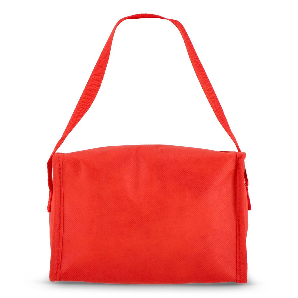 R-PET koeltas voor 6 blikjes, non-woven, 20 x 13 x 12,5 cm, 75 g/m²