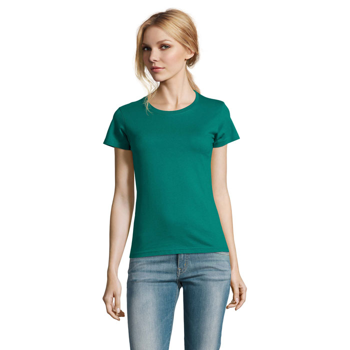 IMPERIAL WOMEN - IMPERIAL DAMES T-Shirt 190g - voor bedrijven en relatiegeschenken - Smaragdgroen