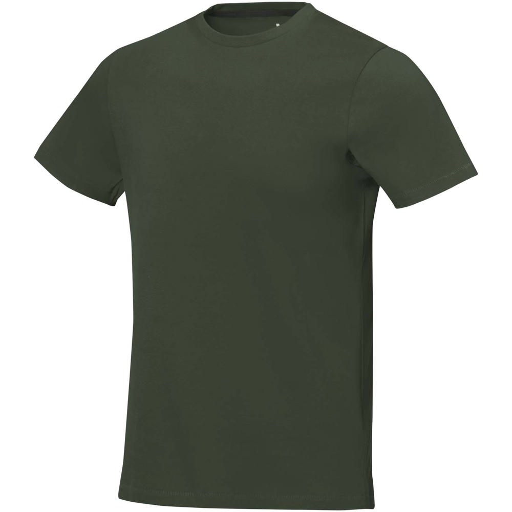 Nanaimo heren t-shirt met korte mouwen - kopen of bedrukken - Legergroen