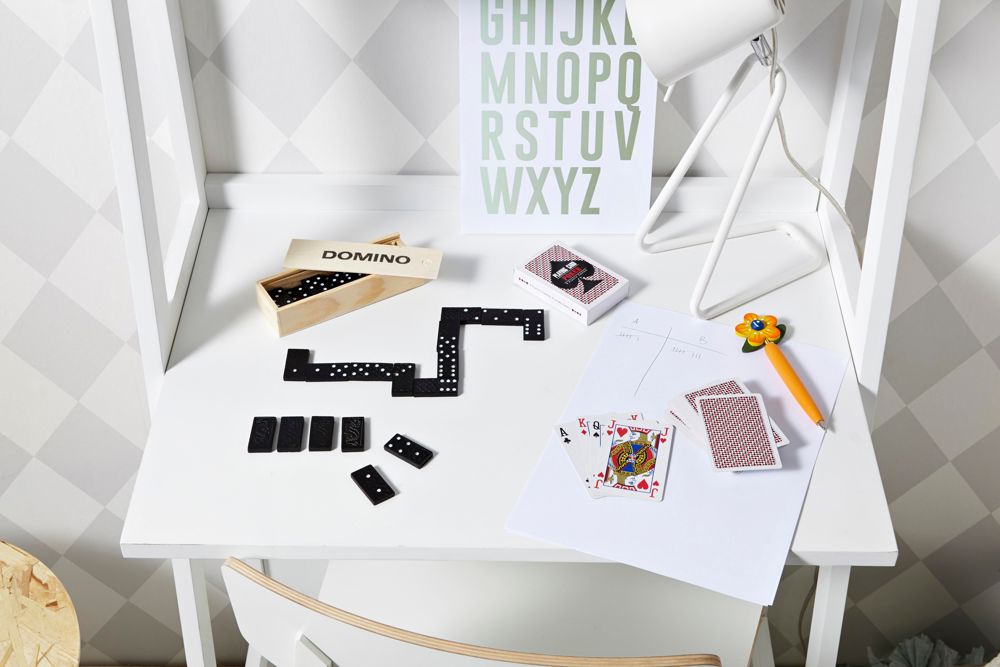 Kartonnen box met speelkaarten Anton