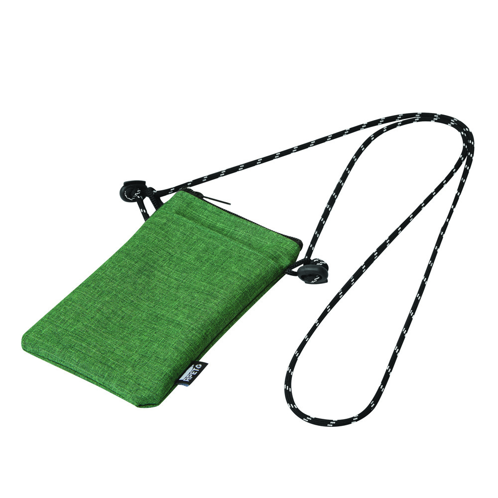 URBAN - Smartphone-schoudertasje - met logo of onbedrukt bestellen - groen