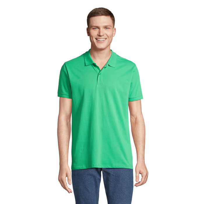 PLANET MEN - PLANET HEREN Polo 170g - kopen of bedrukken - Lente Groen