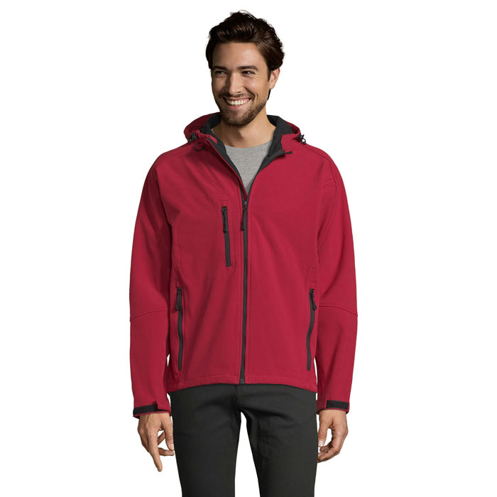 REPLAY MEN - REPLAY HEREN SOFTSHELL - met logo of onbedrukt bestellen - Pepper Red