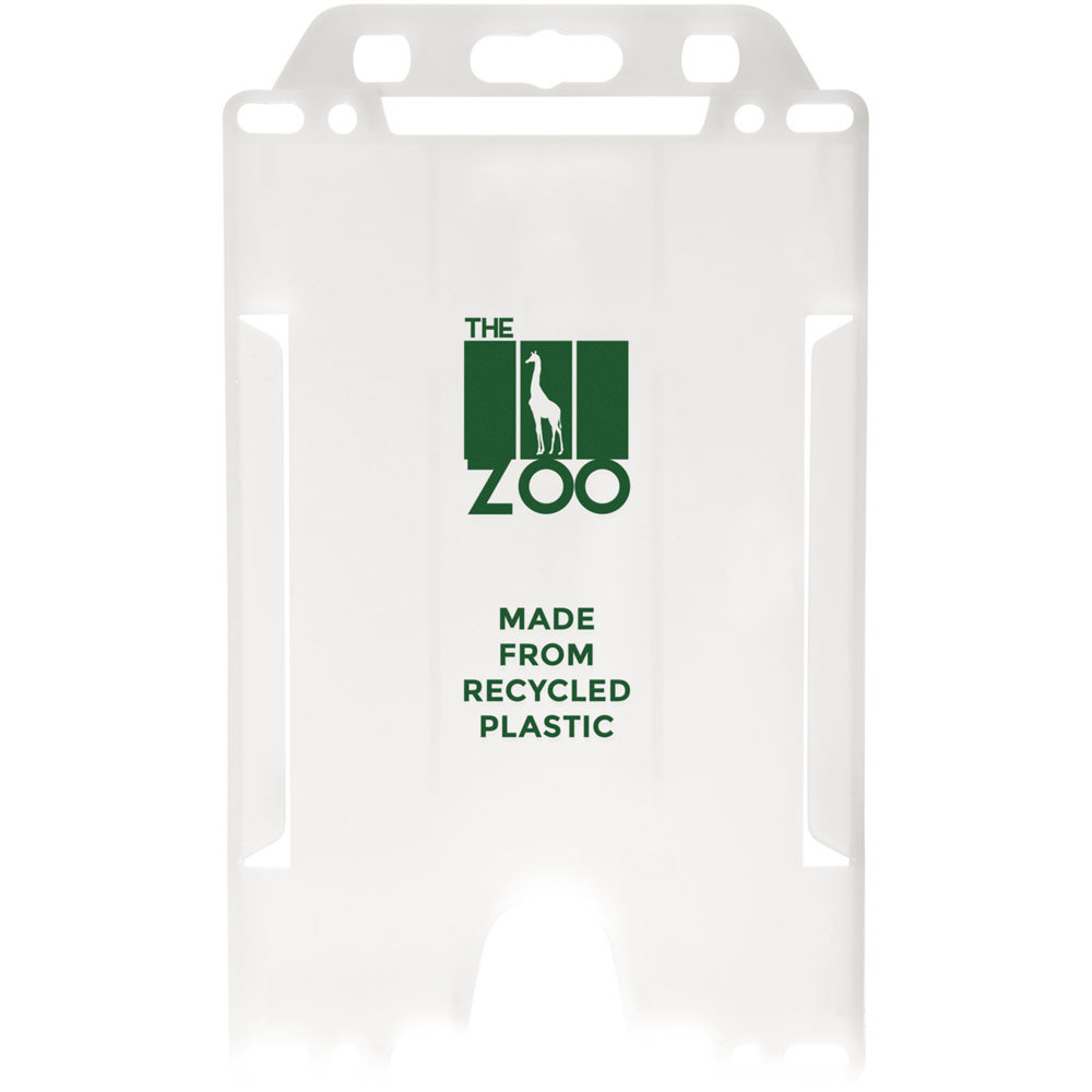 Pierre kaarthouder van gerecycled plastic 