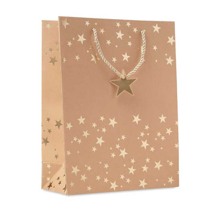 SPARKLE - Kraftpapieren geschenkzak