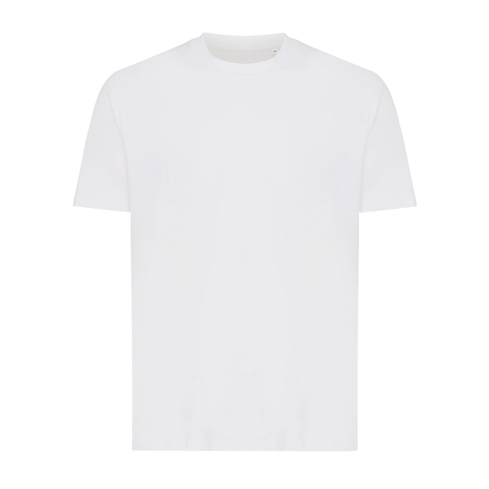 IQONIQ Sierra lichtgewicht gerecycled katoen t-shirt - voor bedrijven en relatiegeschenken - recycled white (± PMS 11-0601 TCX)