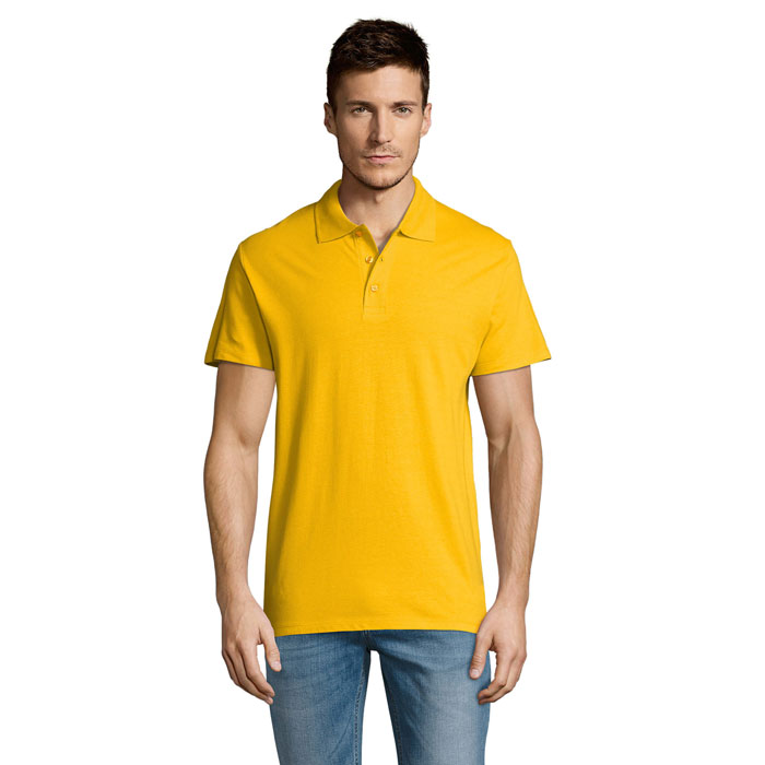 SUMMER II - SUMMER II HEREN Polo 170g - voor bedrijven en relatiegeschenken - goud