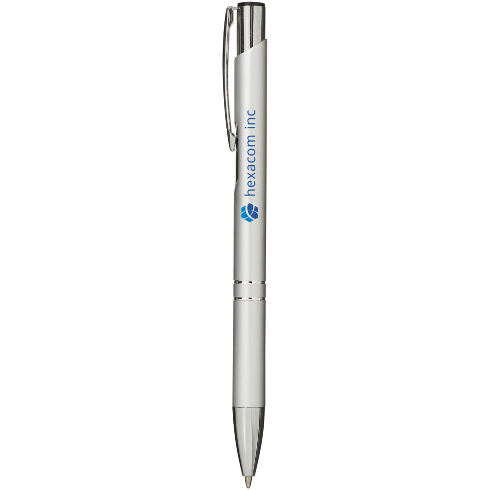 Moneta aluminium balpen (blauwe inkt)