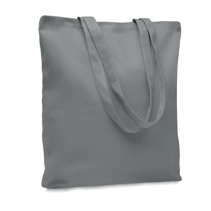 RASSA COLOURED - Stevige canvas boodschappentas - voor bedrijven en relatiegeschenken - grijs