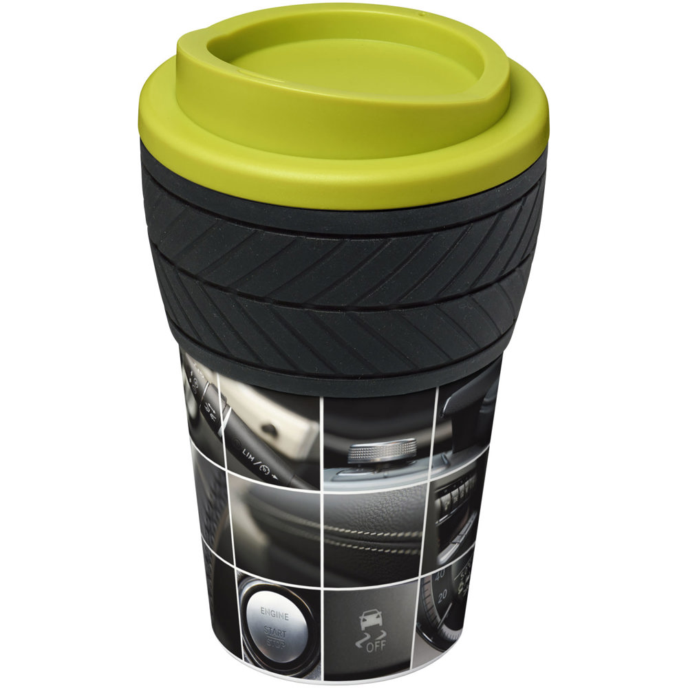 Brite Americano® tyre 350 ml geïsoleerde beker - bedrukt of onbedrukt verkrijgbaar - Lime