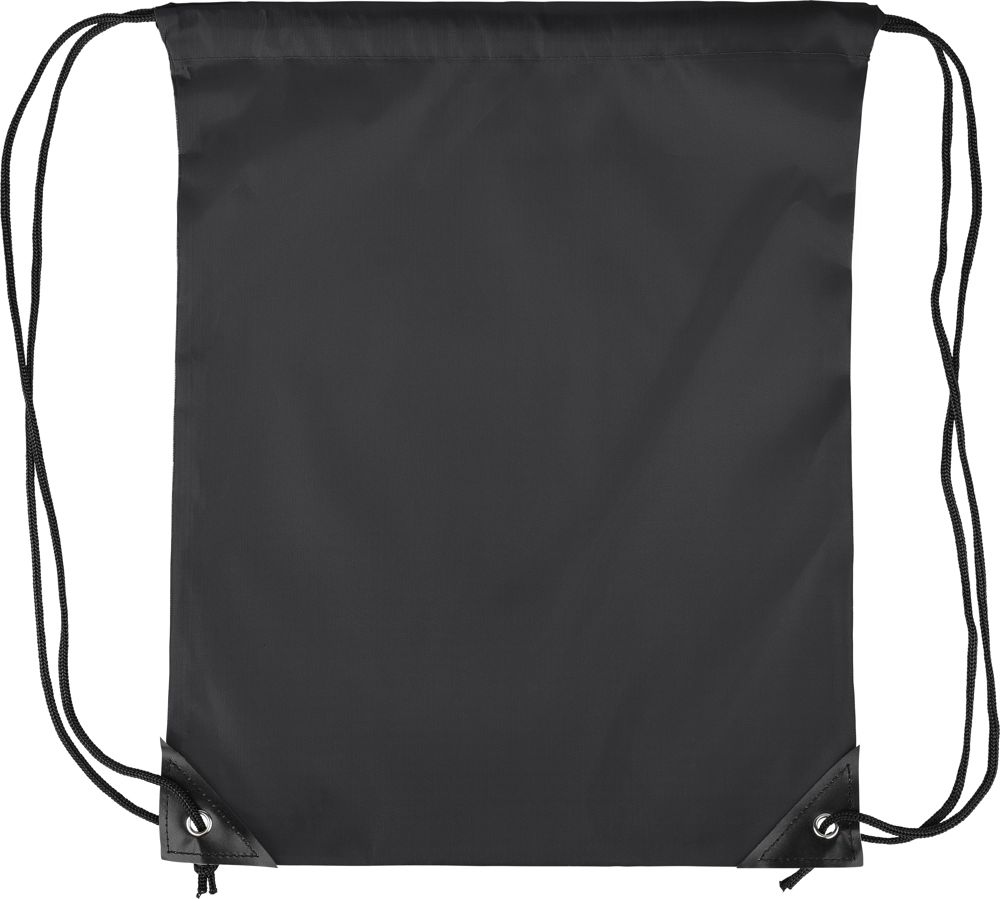 Polyester (210D) rugtas Stef - voor bedrijven en relatiegeschenken - Zwart