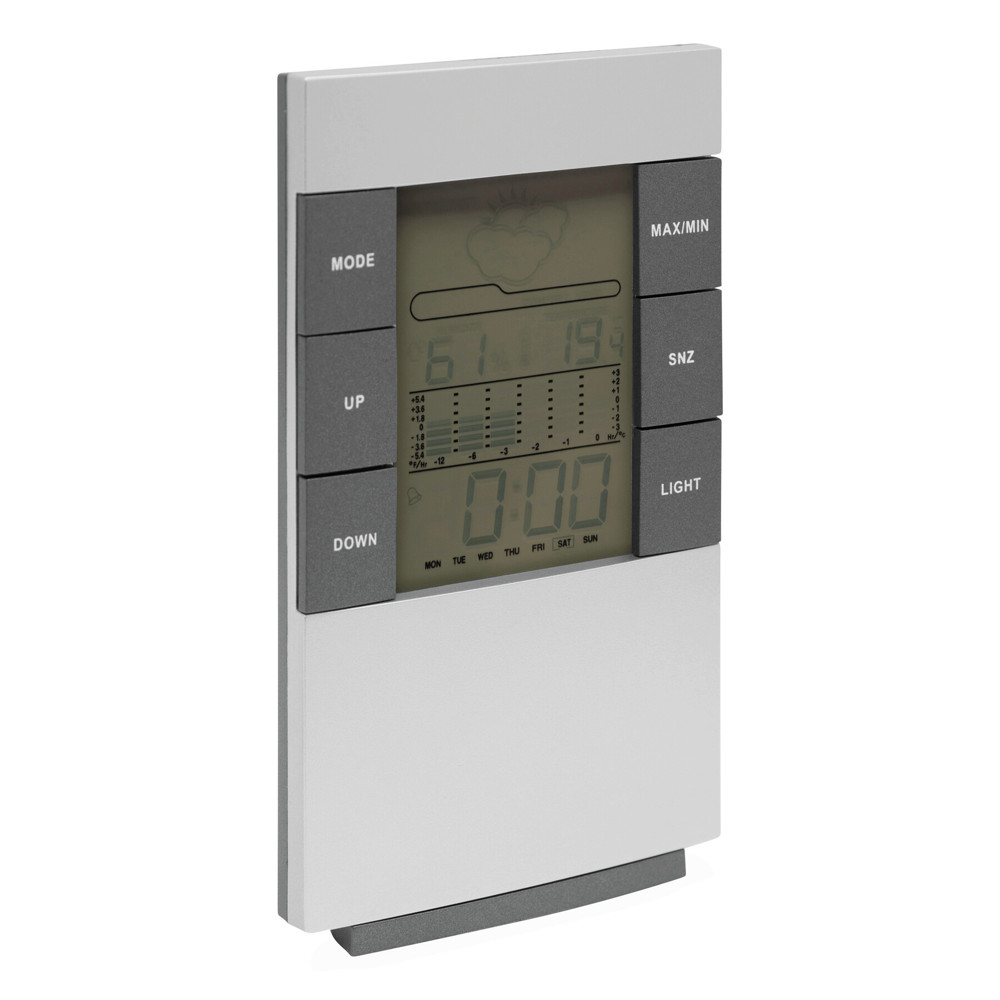 SUNNY TIMES - Weerstation met alarm - met logo of onbedrukt bestellen