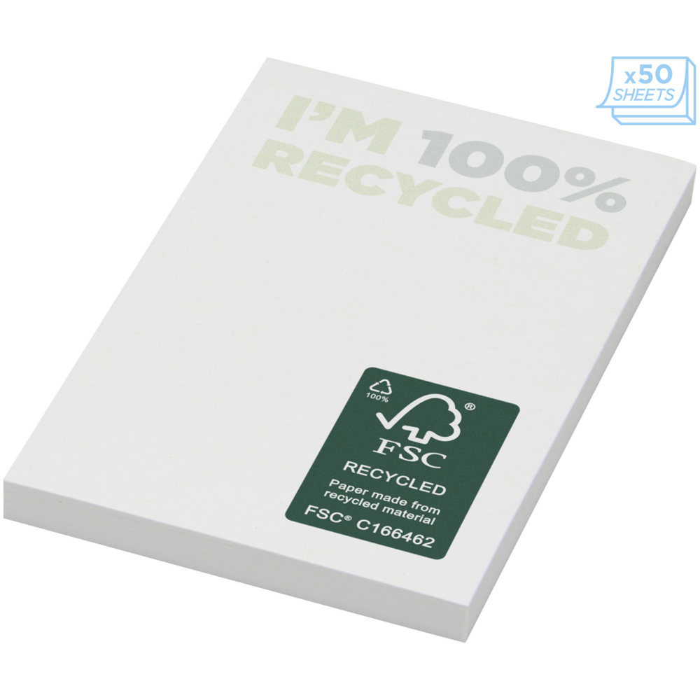 Sticky-Mate® gerecyclede sticky notes 50 x 75 mm 