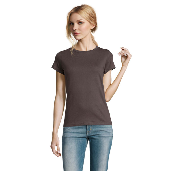 IMPERIAL WOMEN - IMPERIAL DAMES T-Shirt 190g - voor bedrijven en relatiegeschenken - donker grijs