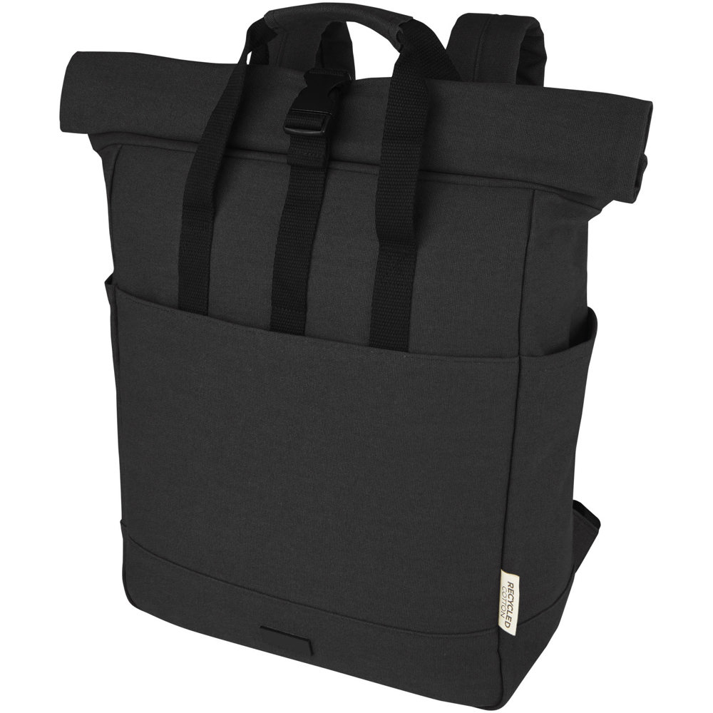 Joey 15 inch GRS gerecyclede canvas rolltop laptoprugzak 15 l - kopen of bedrukken