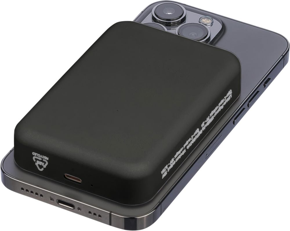 Gerecyclede draadloze oplader powerbank Meno