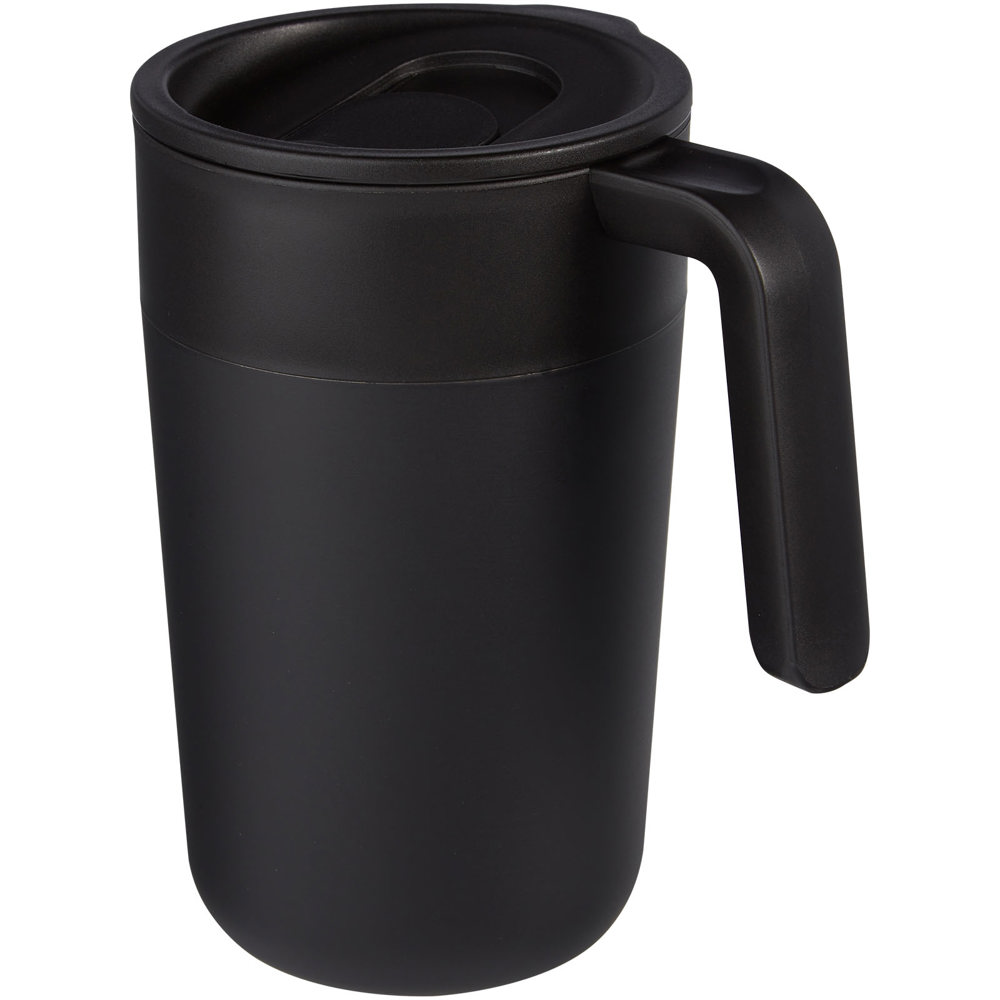 Nordia 400 ml dubbelwandige gerecyclede mok - voor bedrijven en relatiegeschenken