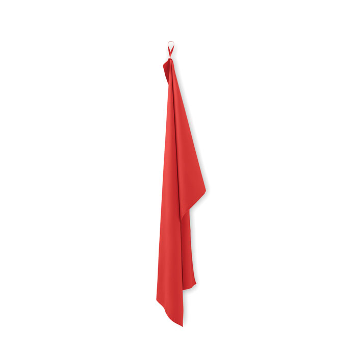 ATOLL 70 - Microvezel handdoek - met logo of onbedrukt bestellen - Rood