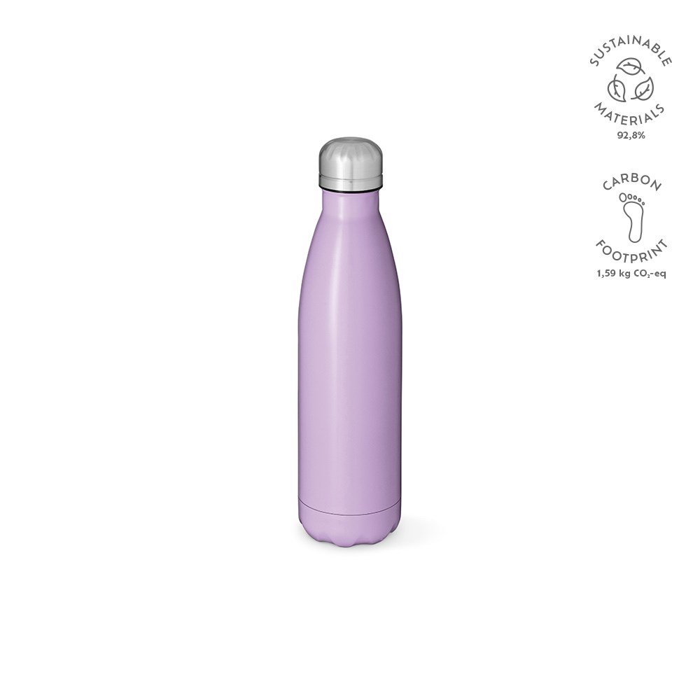 Mississippi 550 fles gerecycled roestvrij staal 535 ml - bedrukt of onbedrukt verkrijgbaar - paars