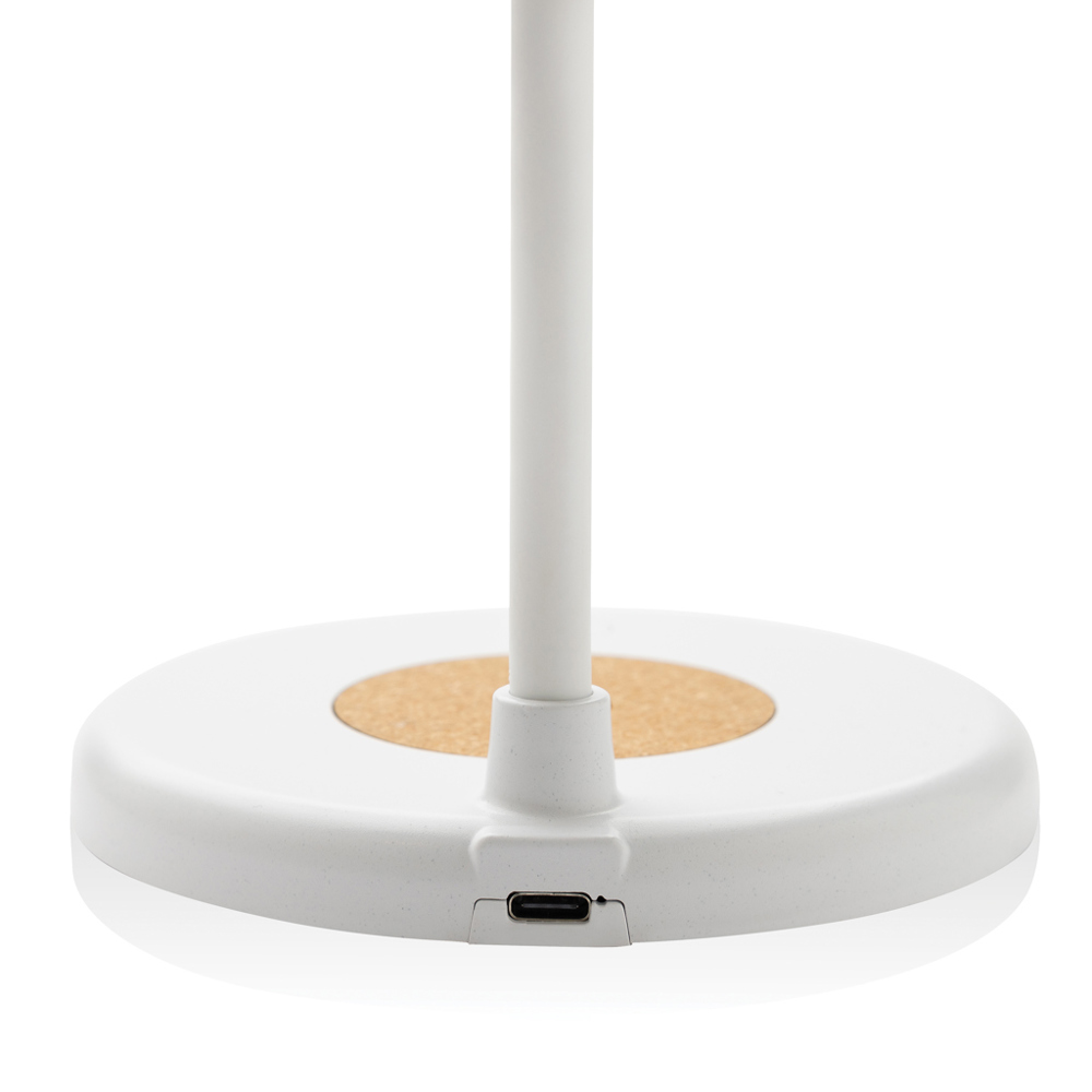 Zenara RCS 15W draadloze bureaulamp van gerecycled plastic
