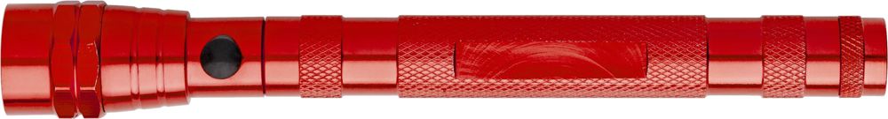 Aluminium zaklamp Aya - met logo of onbedrukt bestellen - Rood