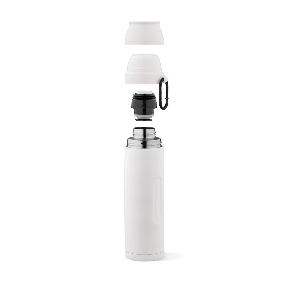 Flinders thermosfles gerecycled roestvrij staal 1080 ml - Wit