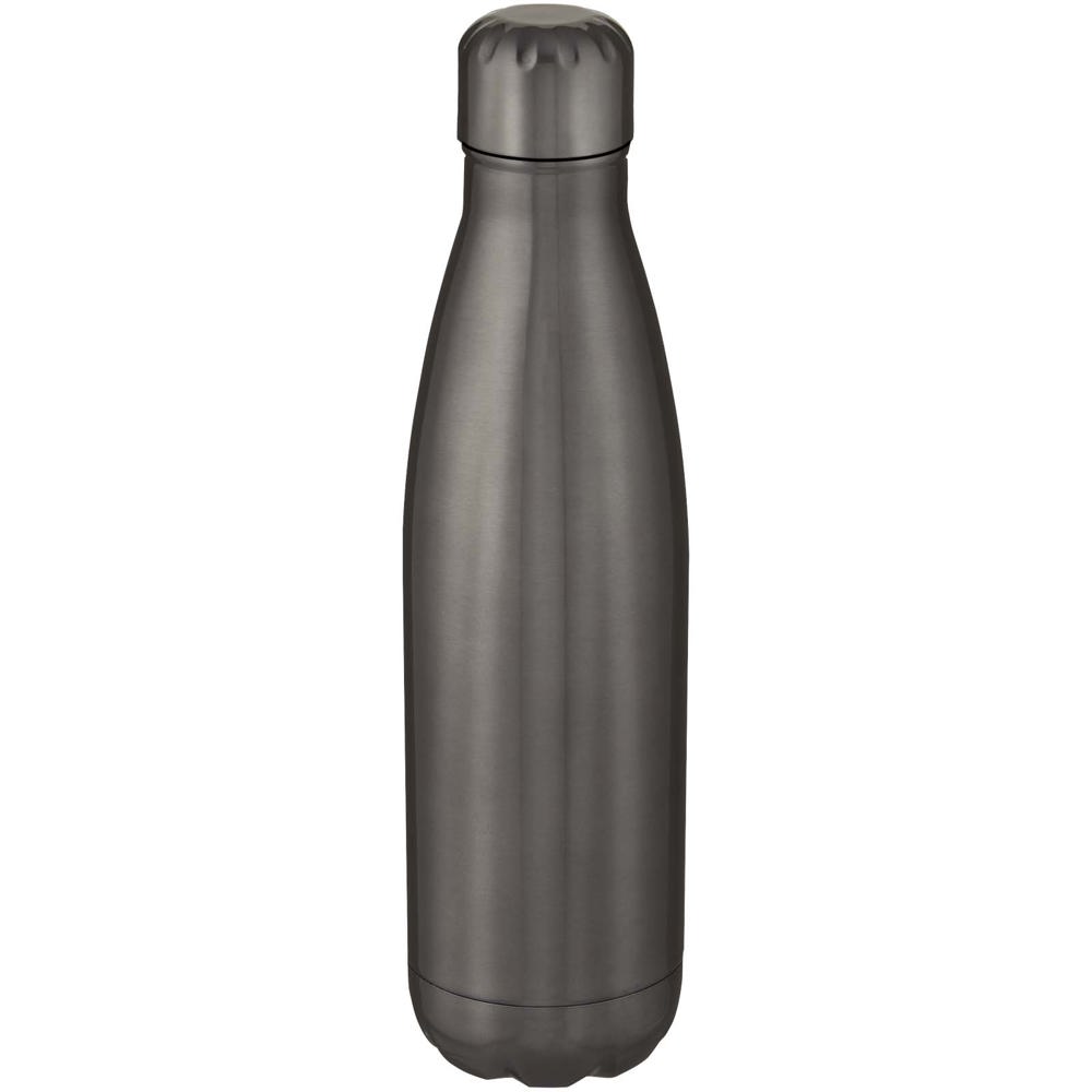 Cove vacuüm geïsoleerde roestvrijstalen fles van 500 ml - voor bedrijven en relatiegeschenken - Titanium