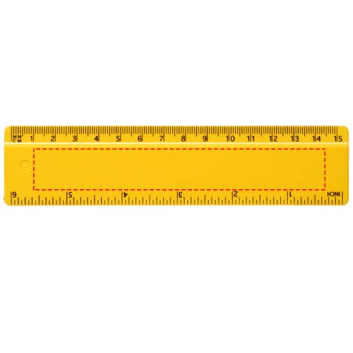 Renzo 15 cm kunststof liniaal