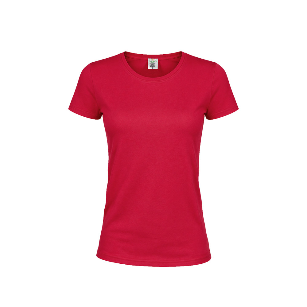 Kleuren Dames T-Shirt "keya" WCS180 - bedrukt of onbedrukt verkrijgbaar - ROJ