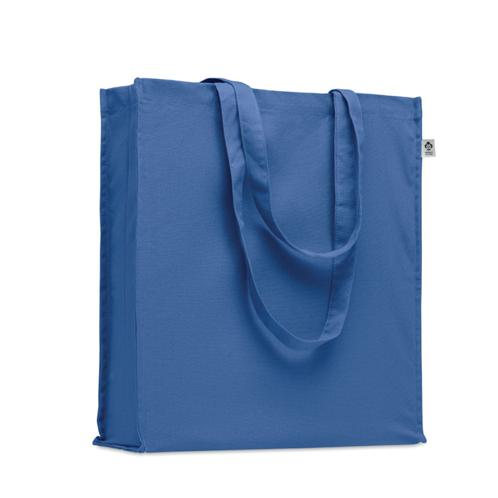 BENTE COLOUR - Boodschappentas organisch katoe - met logo of onbedrukt bestellen - Royal Blauw